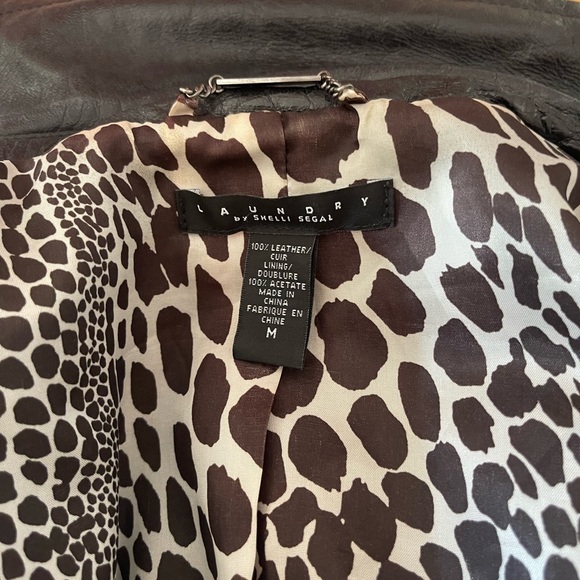 Laundry by Shelli Segal leather jacket - Picture 5 of 6